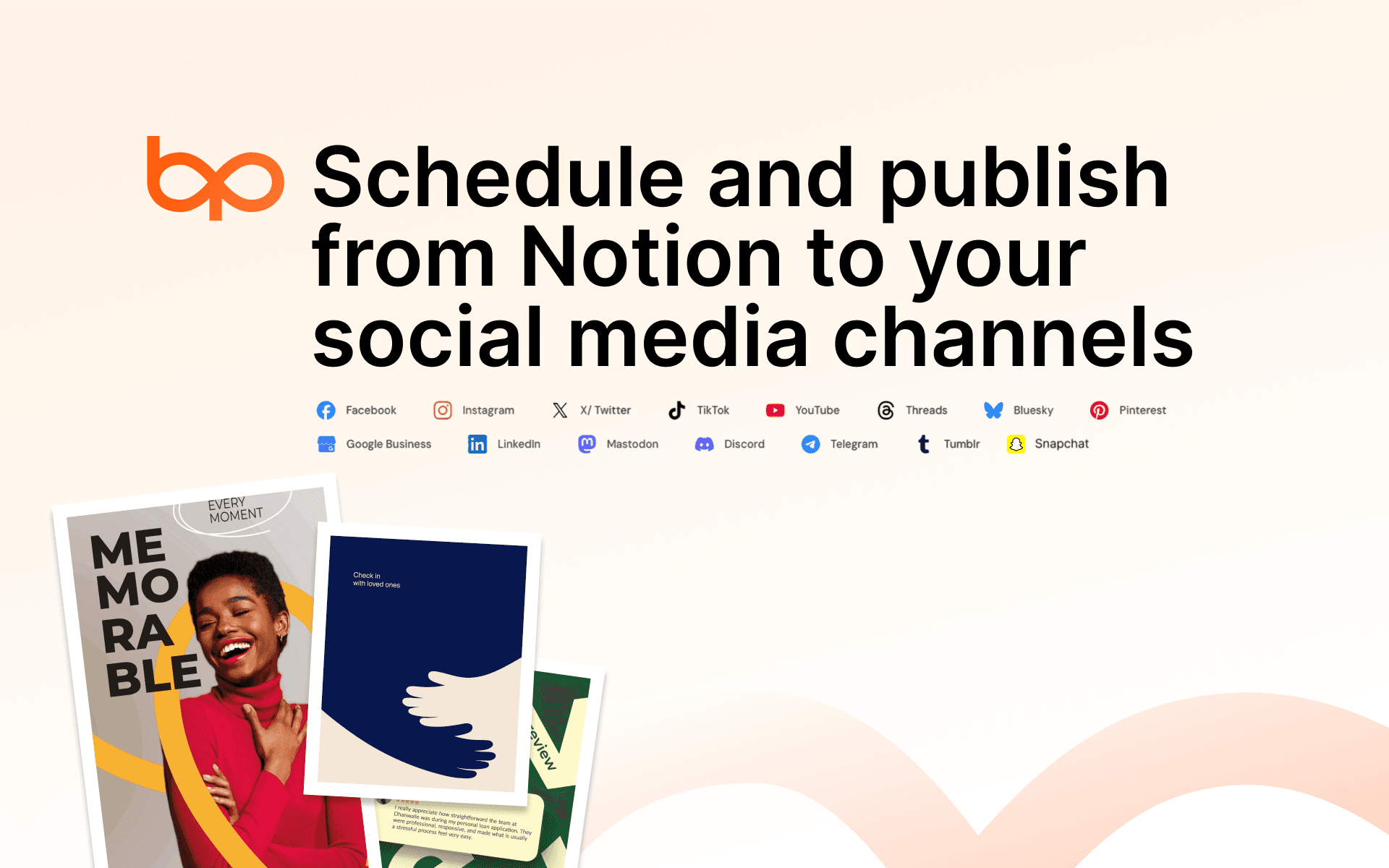 Publish posts to 15 social platforms straight from a Notion database.