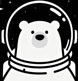 A profile image of space bear
