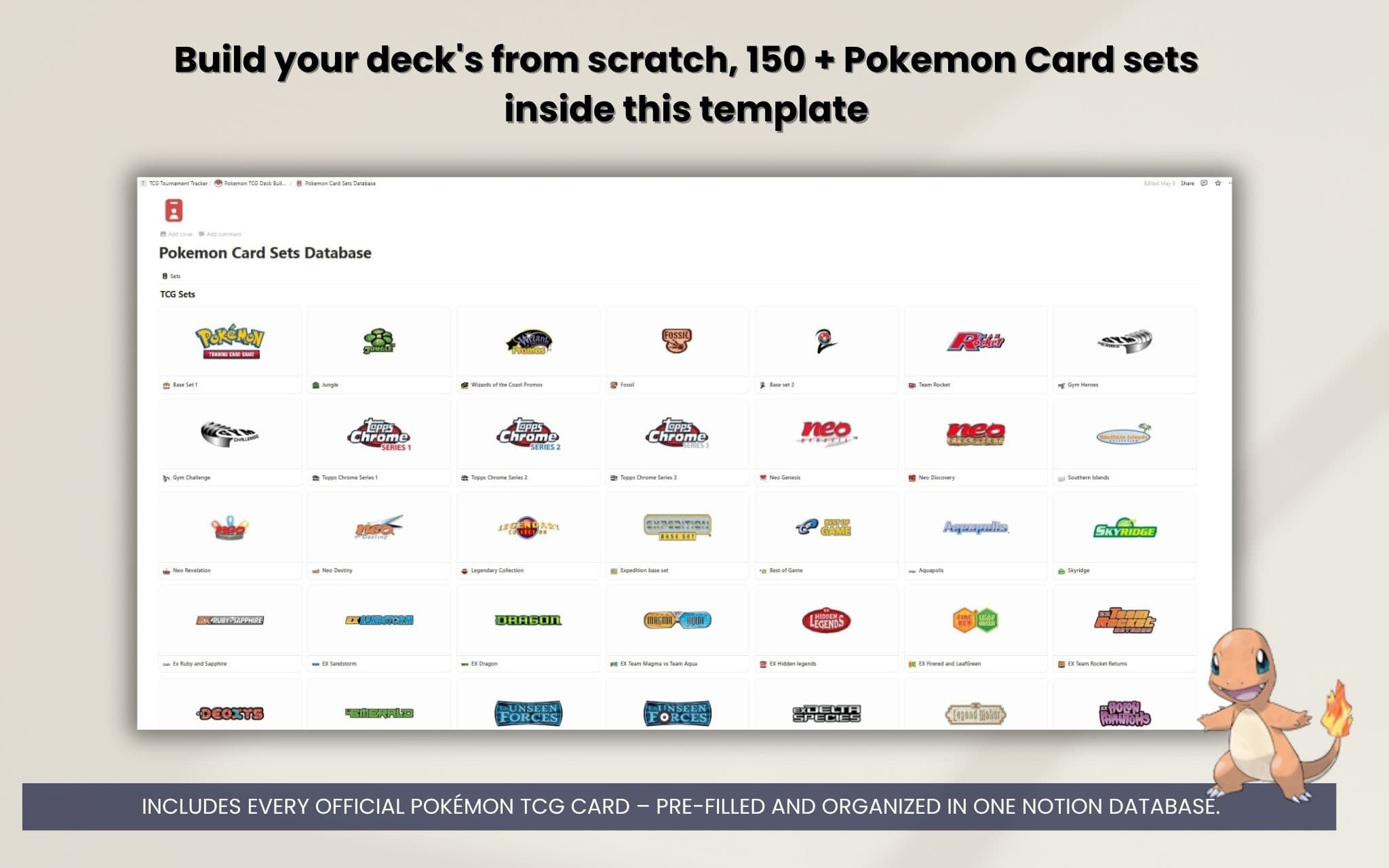 Pokemon TCG Deck Builder & Tournament Tracker Template by Notionshark | Notion Marketplace Pokemon TCG Deck Builder & Tournament Tracker Template by Notionshark | Notion Marketplace