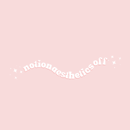 A profile image of Notionaestheticsoff