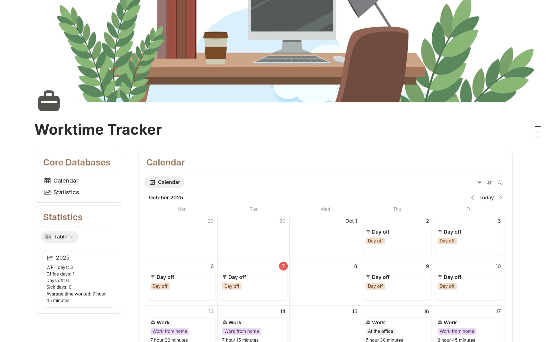 Mẫu tracker dự án Notion
