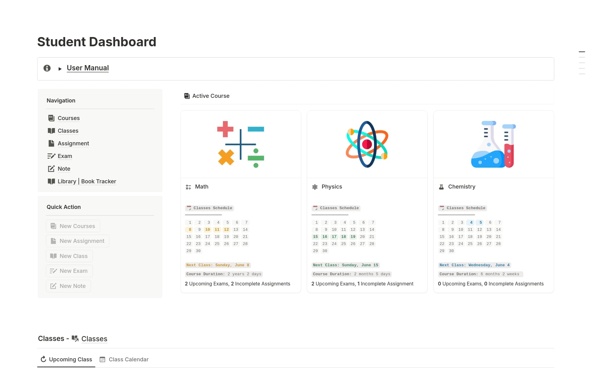A template preview for Student OS: Ultimate Student Planner & Dashboard