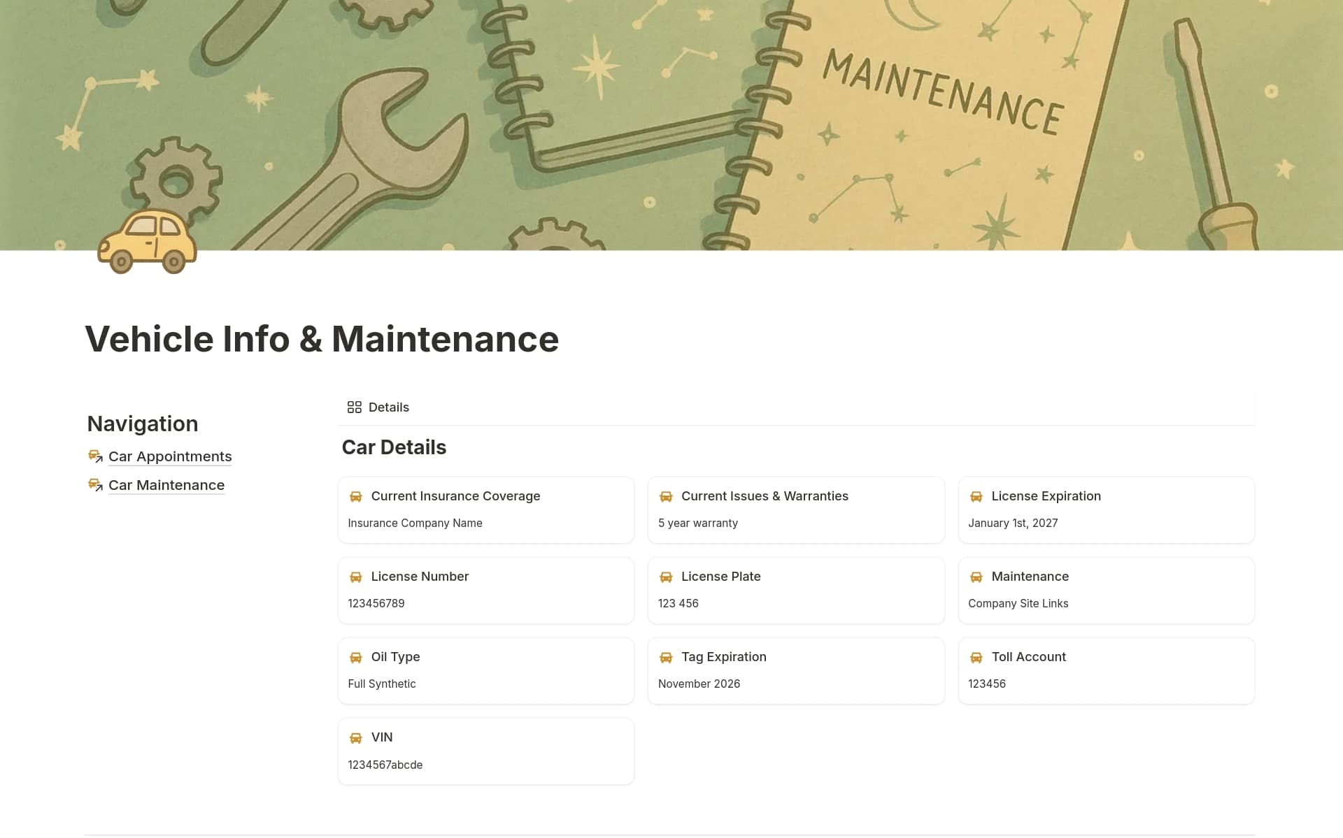 Keep your car in top shape! Track maintenance, log appointments, and access key vehicle details anytime, anywhere.