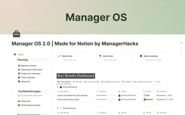 Second Brain for Managers - Hire, Lead, Grow