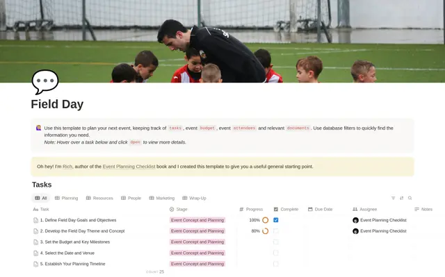 Field Day Planning Checklist preview