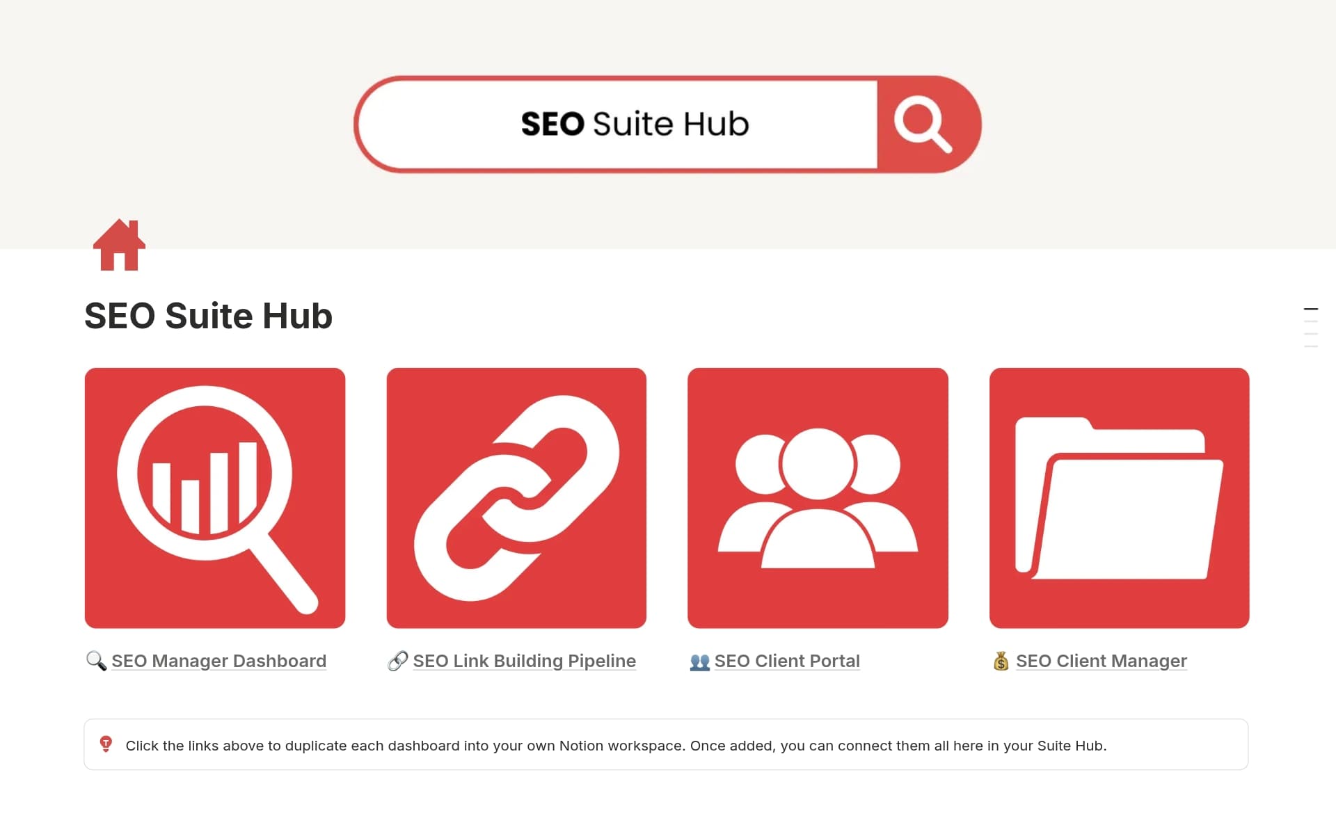 A template preview for Bundle & Save: SEO Suite Hub