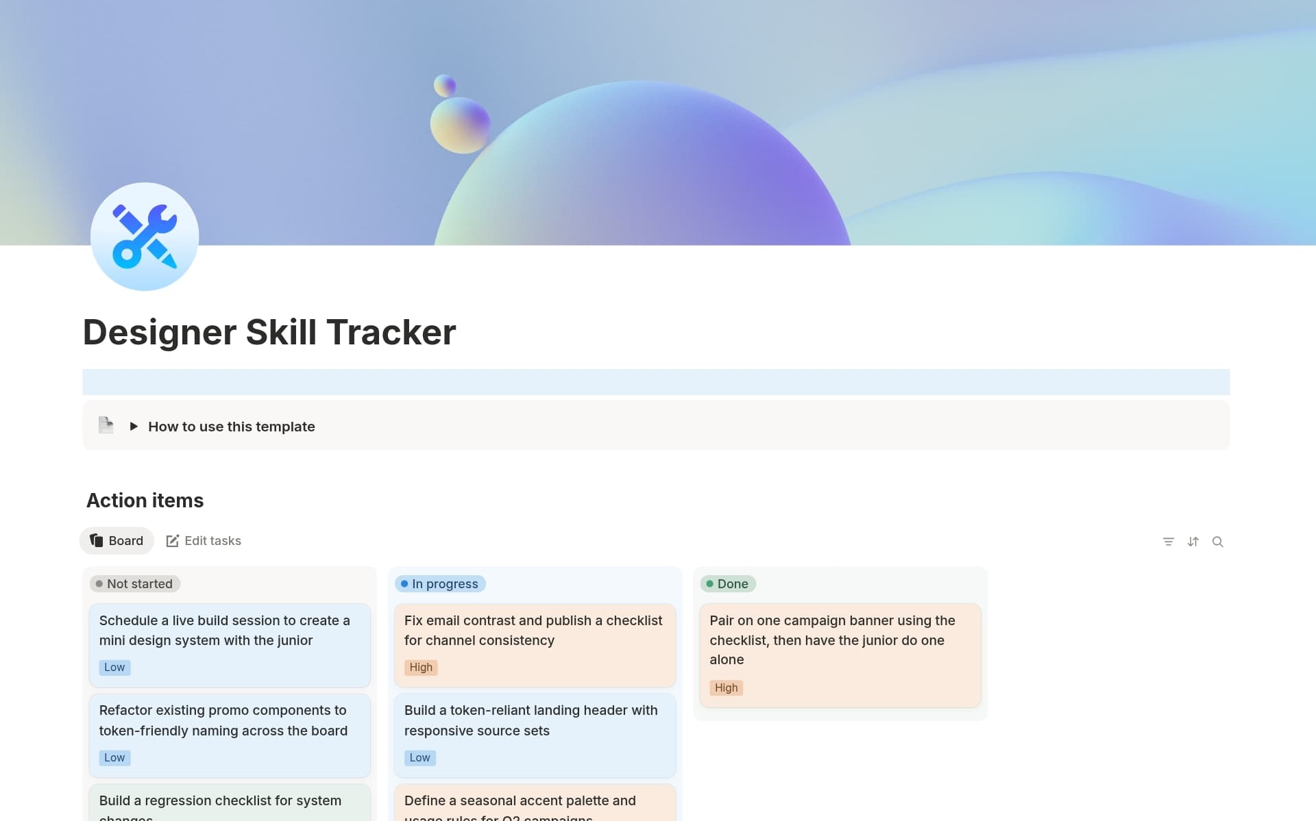 Ảnh chụp bộ sưu tập Systems to build your best self do Notion tạo