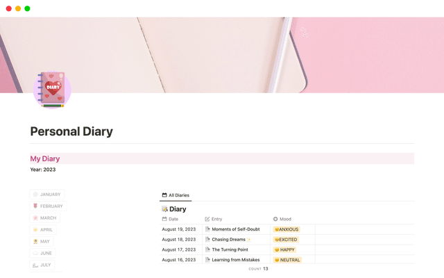 Personal Diary