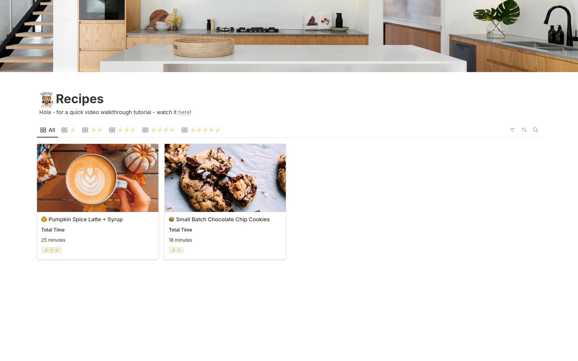 A template preview for Simplifying your cooking | Recipes