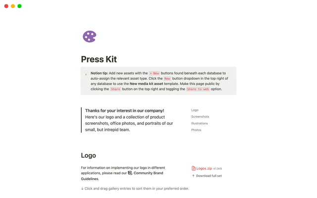 Press Kit