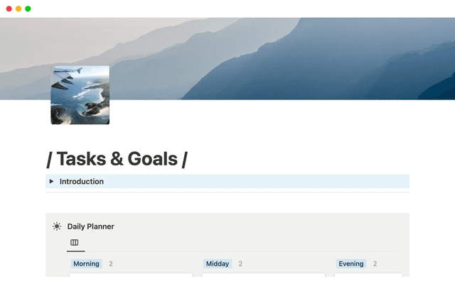 Tasks and Goals