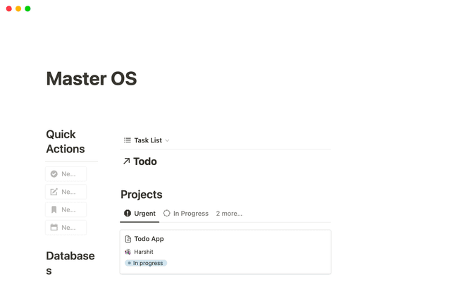 Master OS
