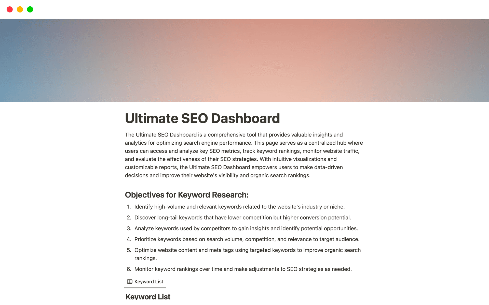 An extended guide to capture your every SEO need.