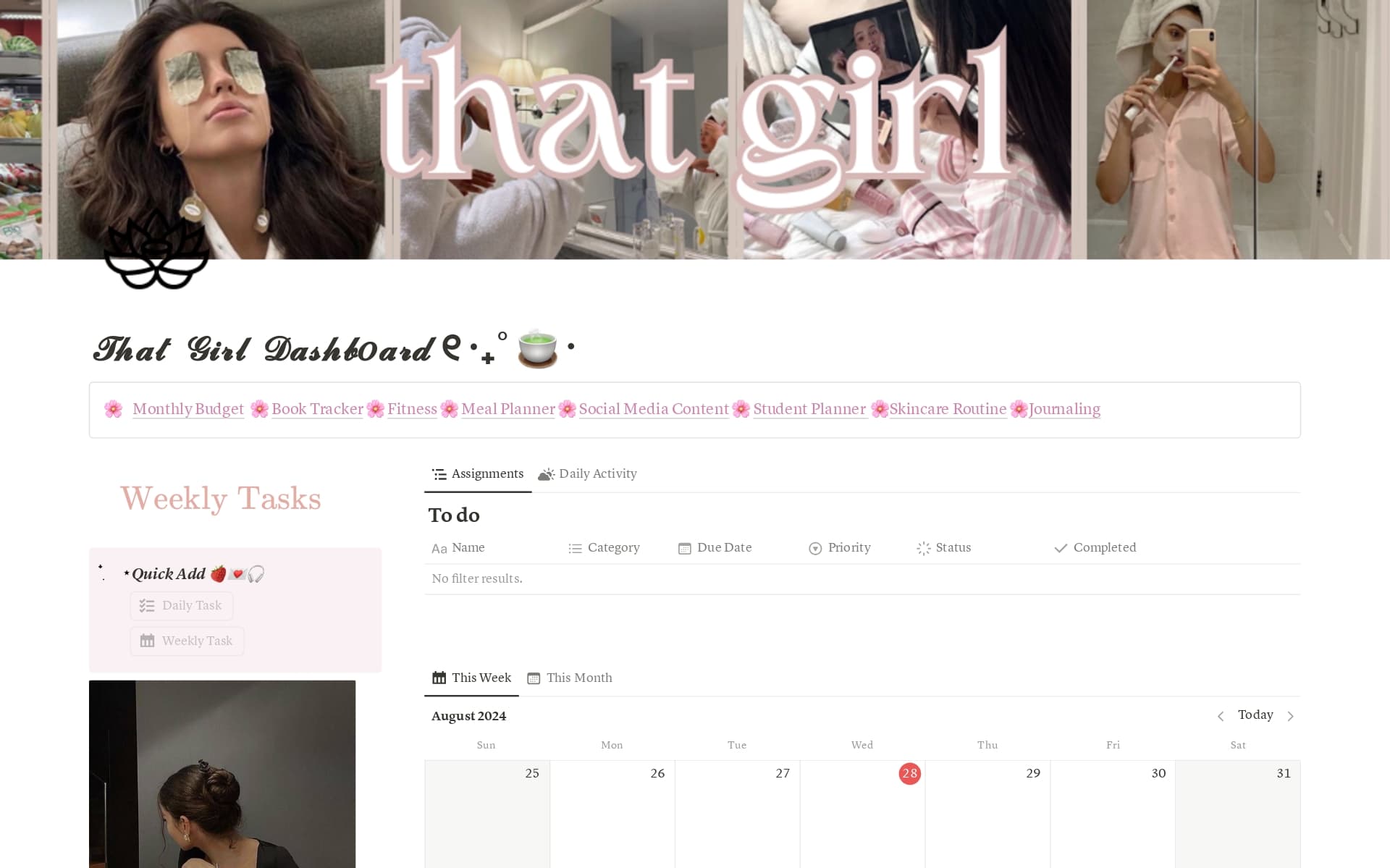 Transform your life with this ultimate Notion template designed to help you achieve your goals and live your best.