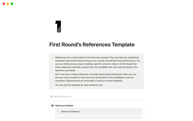 References