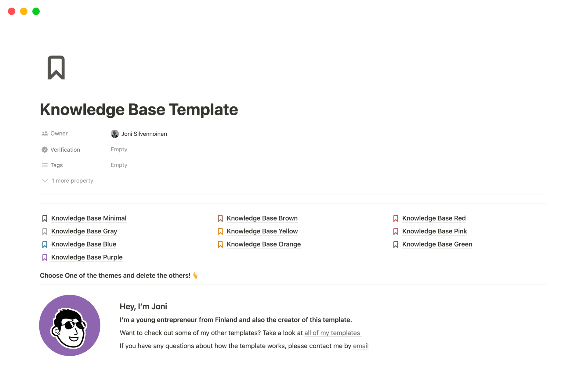 Knowledge Base gives you a system where to capture, store and further use your knowledge