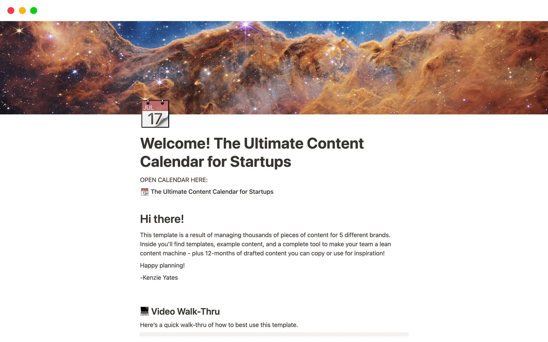 Bilde for collection-of-content-calendar-templates