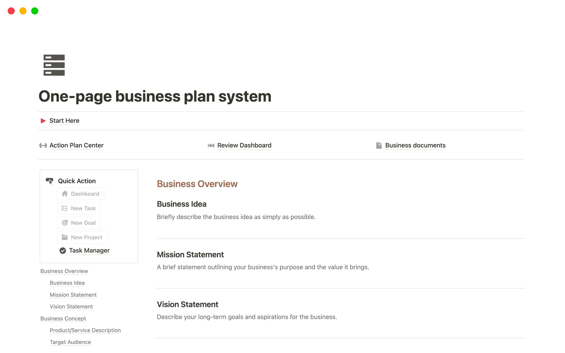 Gain business clarity and success easily by creating a business plan using the One-Page Business Plan System.
