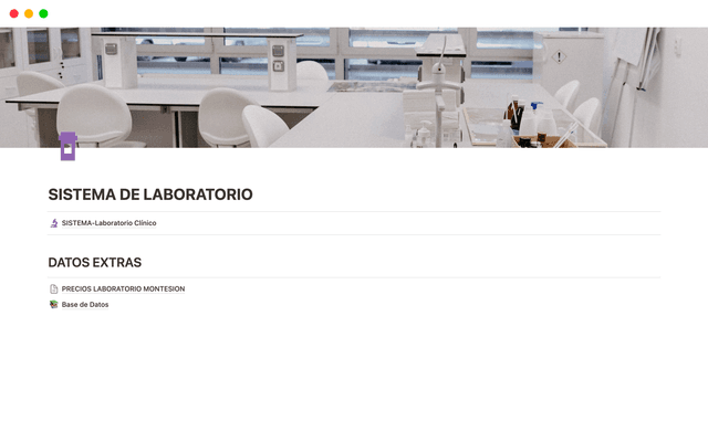 SISTEMA DE LABORATORIO