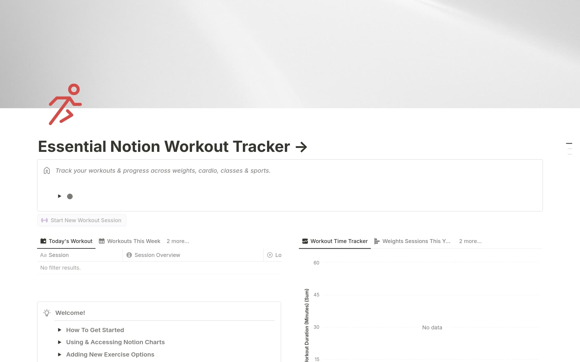 Essential Workout Tracker