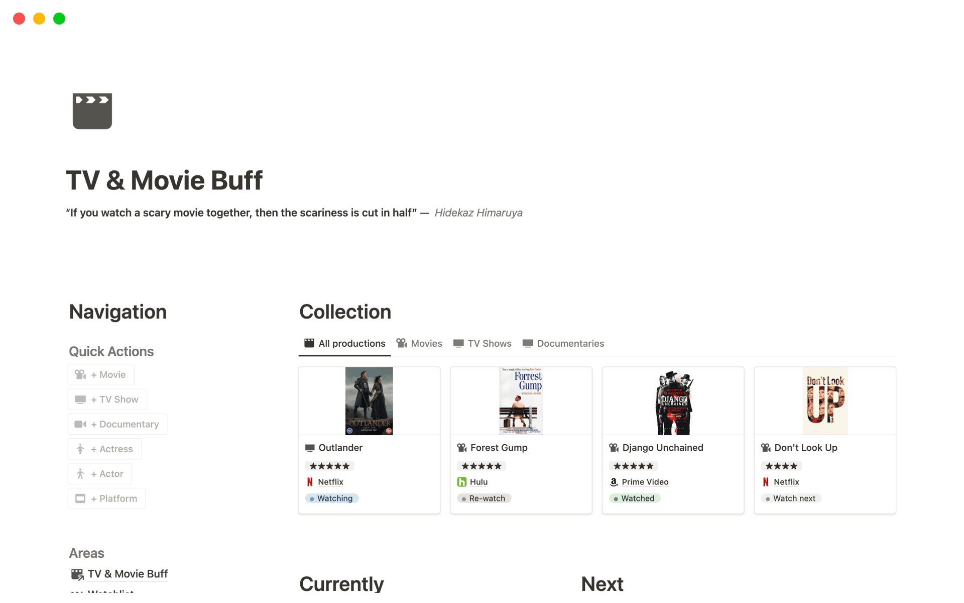This is the ultimate movie & TV show tracker that goes far beyond other trackers.