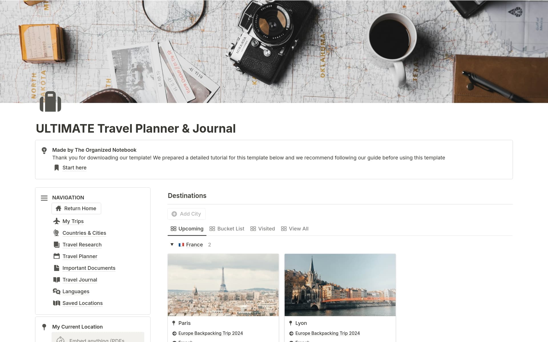 ULTIMATE Travel Planner & Journal Template | Notion Marketplace