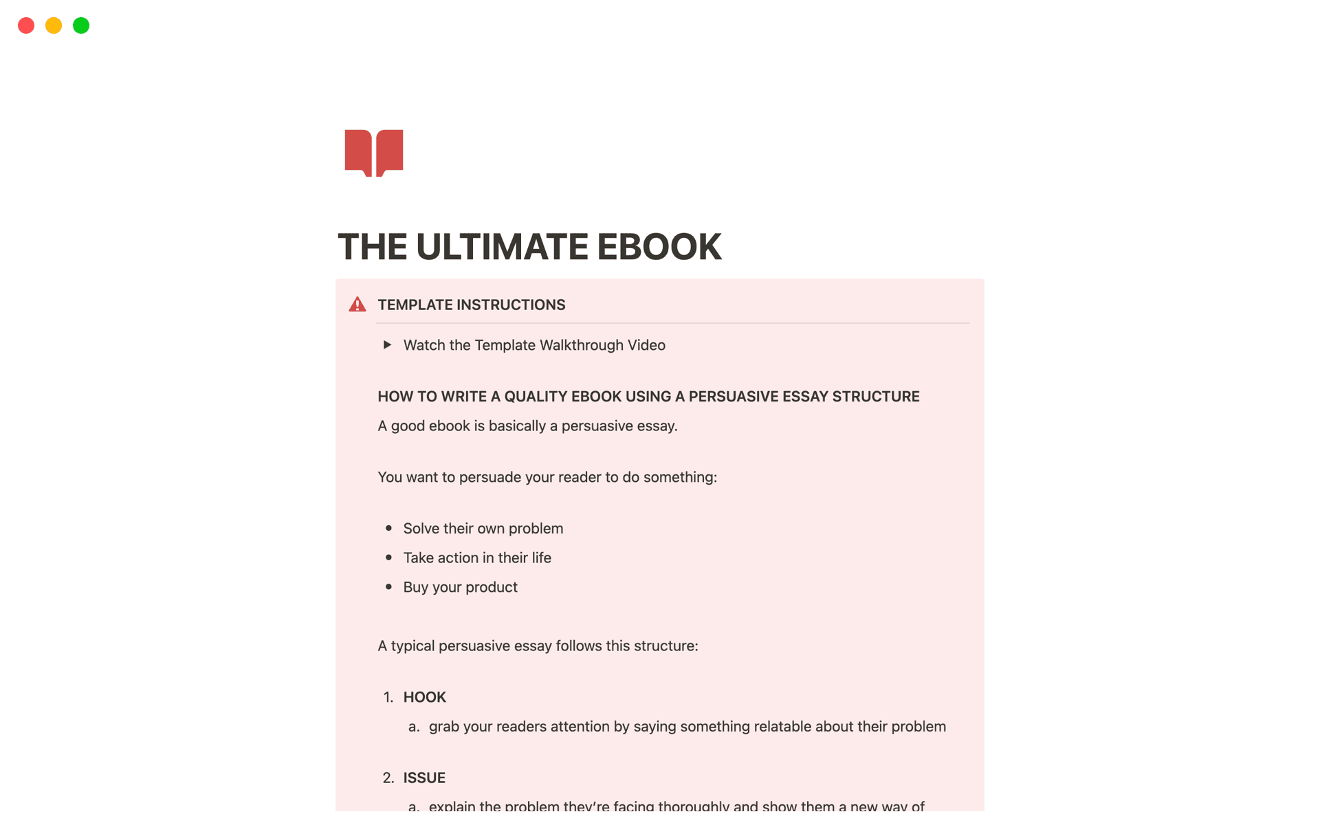 Use this ebook builder to create branded, persuasive, and professional ebooks directly inside Notion.