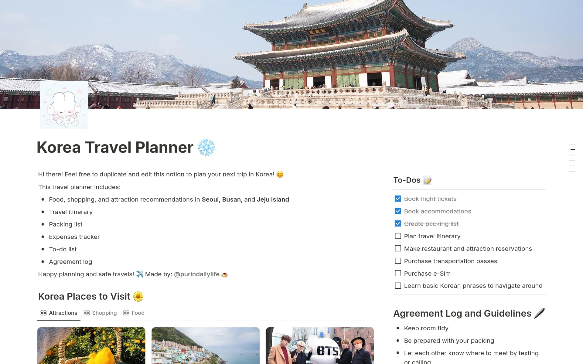 Top 10 Free Daily Routine Templates | Notion Template Marketplace