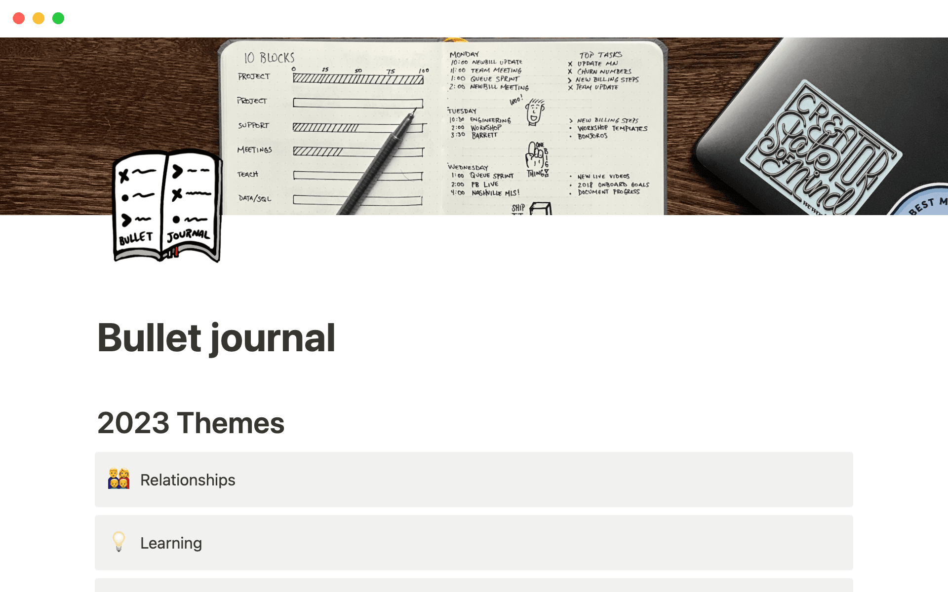 Best Journaling Templates from Notion | Notion Marketplace