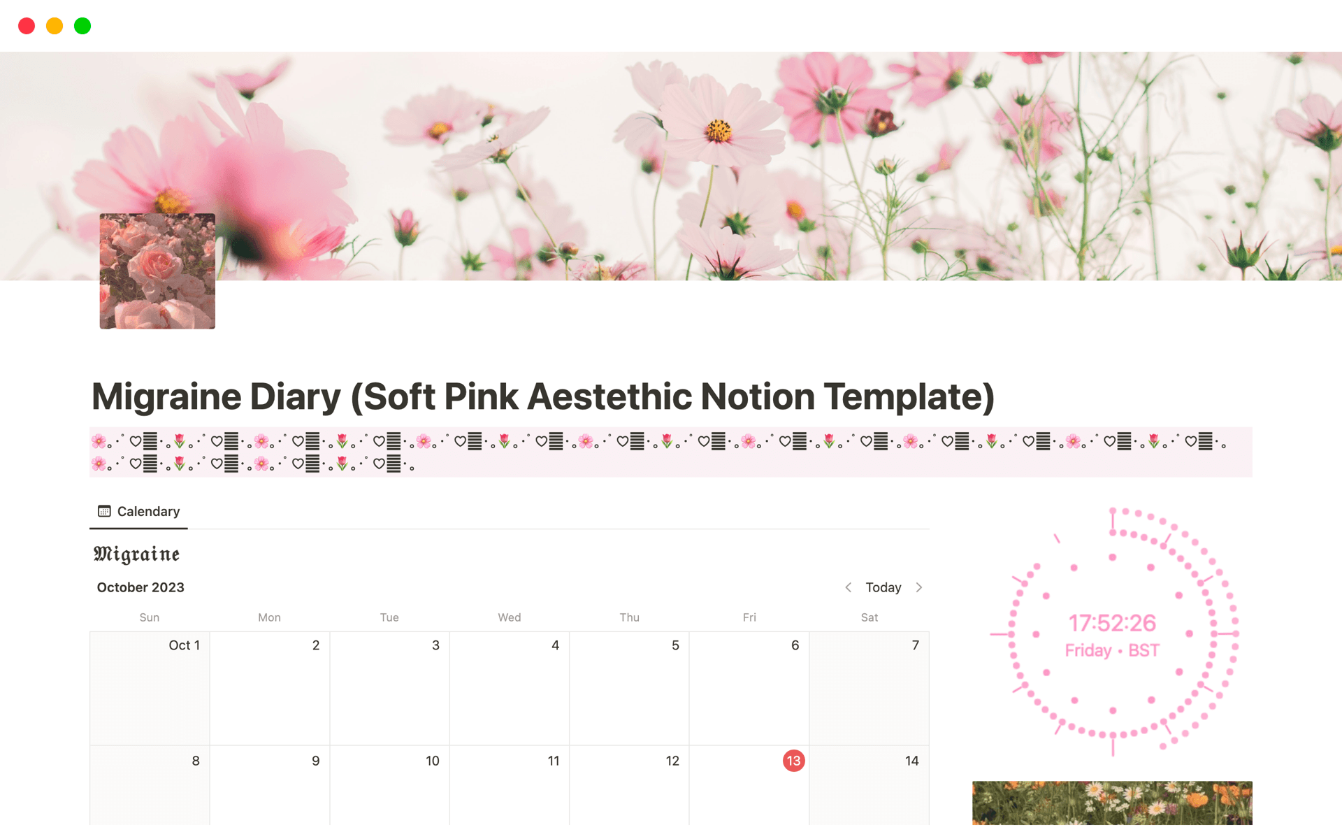 Migraine Diary Template | Notion Marketplace migraine-diary-template-notion-marketplace