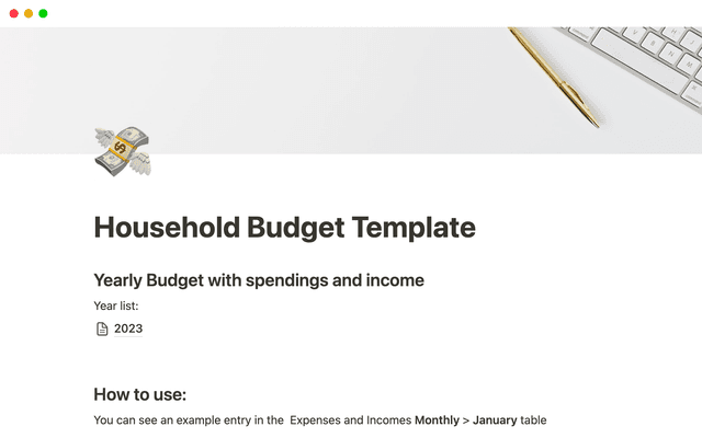 Household Budget