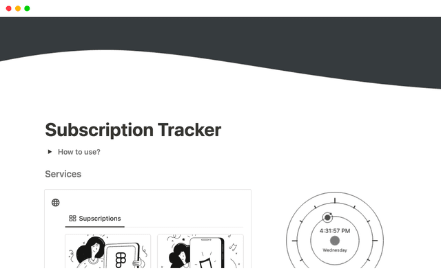 Subscription Tracker