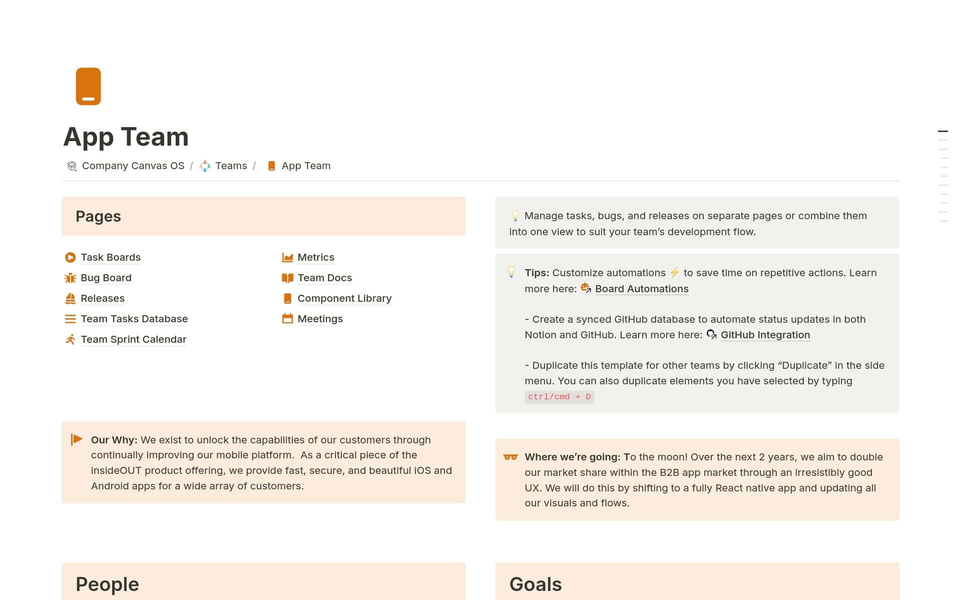 Company Operating System Template Notion Marketplace