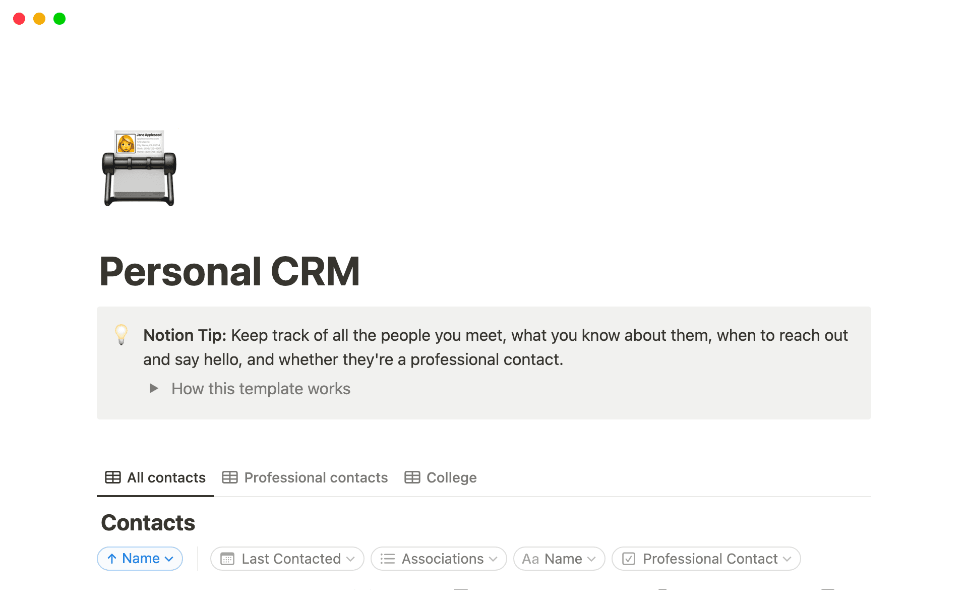 Build a CRM in Notion: A Database for Enhanced Client Management