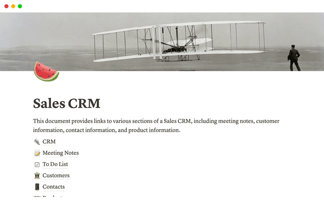 Sales CRM