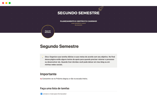 Segundo Semestre