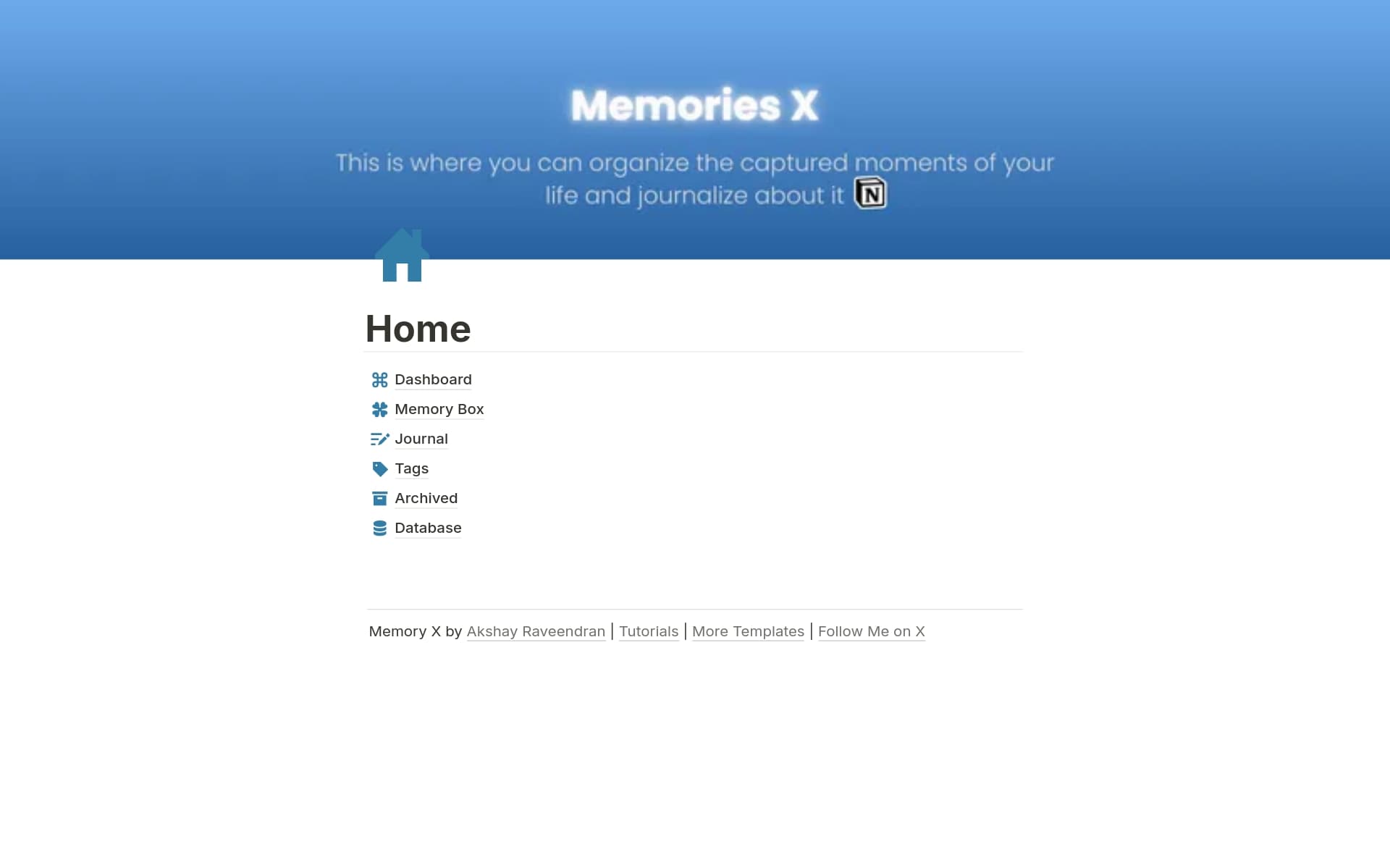 Memory Box Template | Notion Marketplace