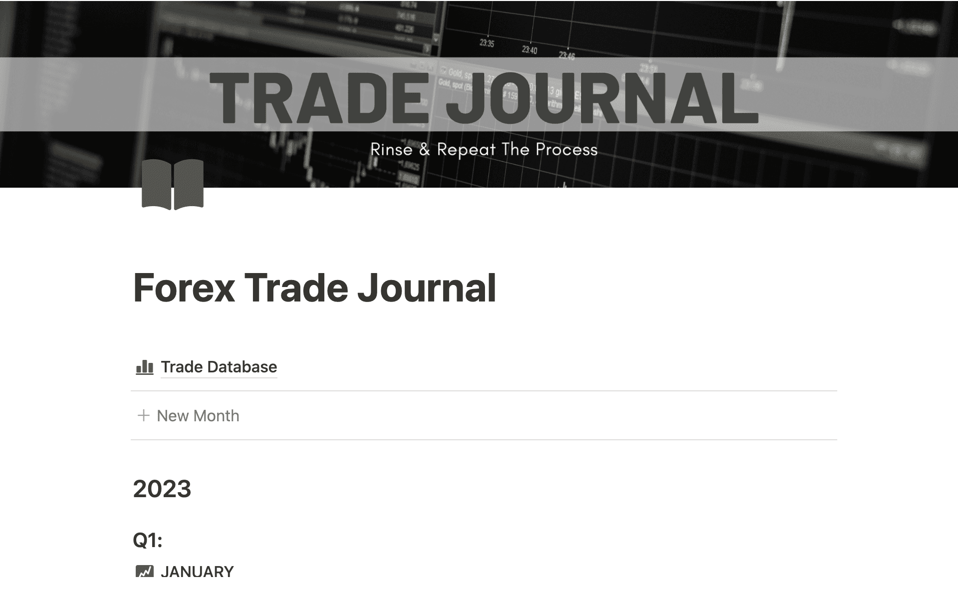 Forex Trade Journal Template | Notion Marketplace