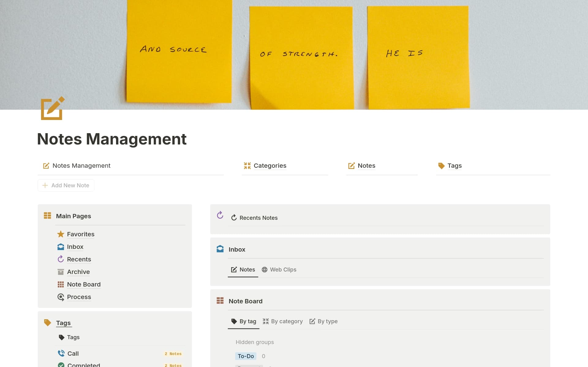Notion Note Software Ultimate Notes Hub Template | Notion Marketplace