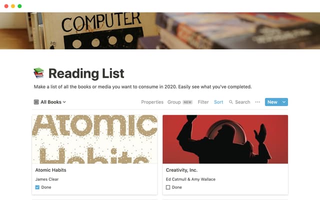 Book list