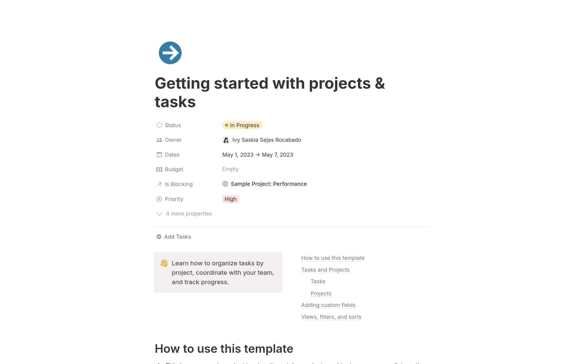 Client + Project + Task Management Template | Notion Marketplace