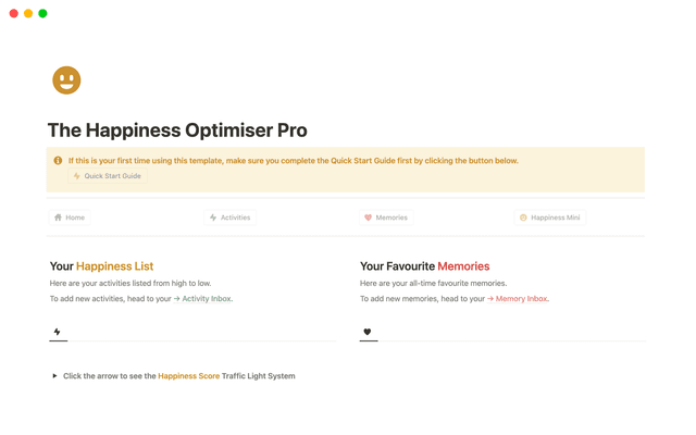 The Happiness Optimiser Pro