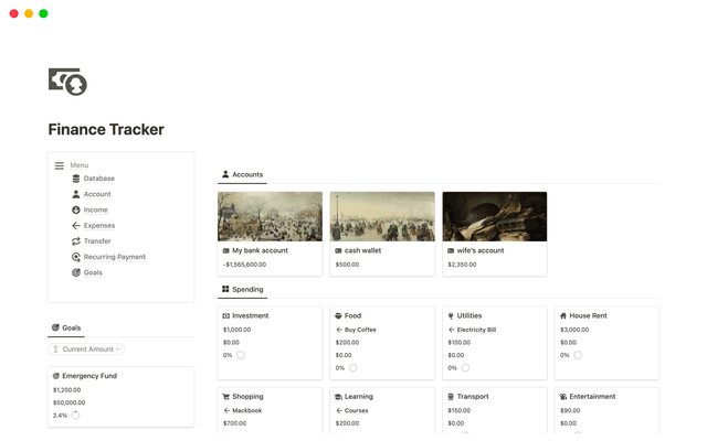 Finance Tracker
