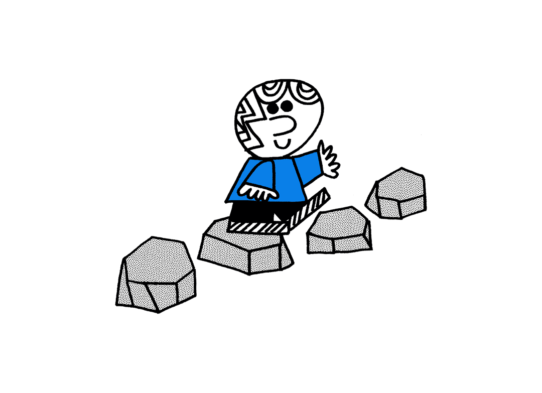 Template editorial illustration