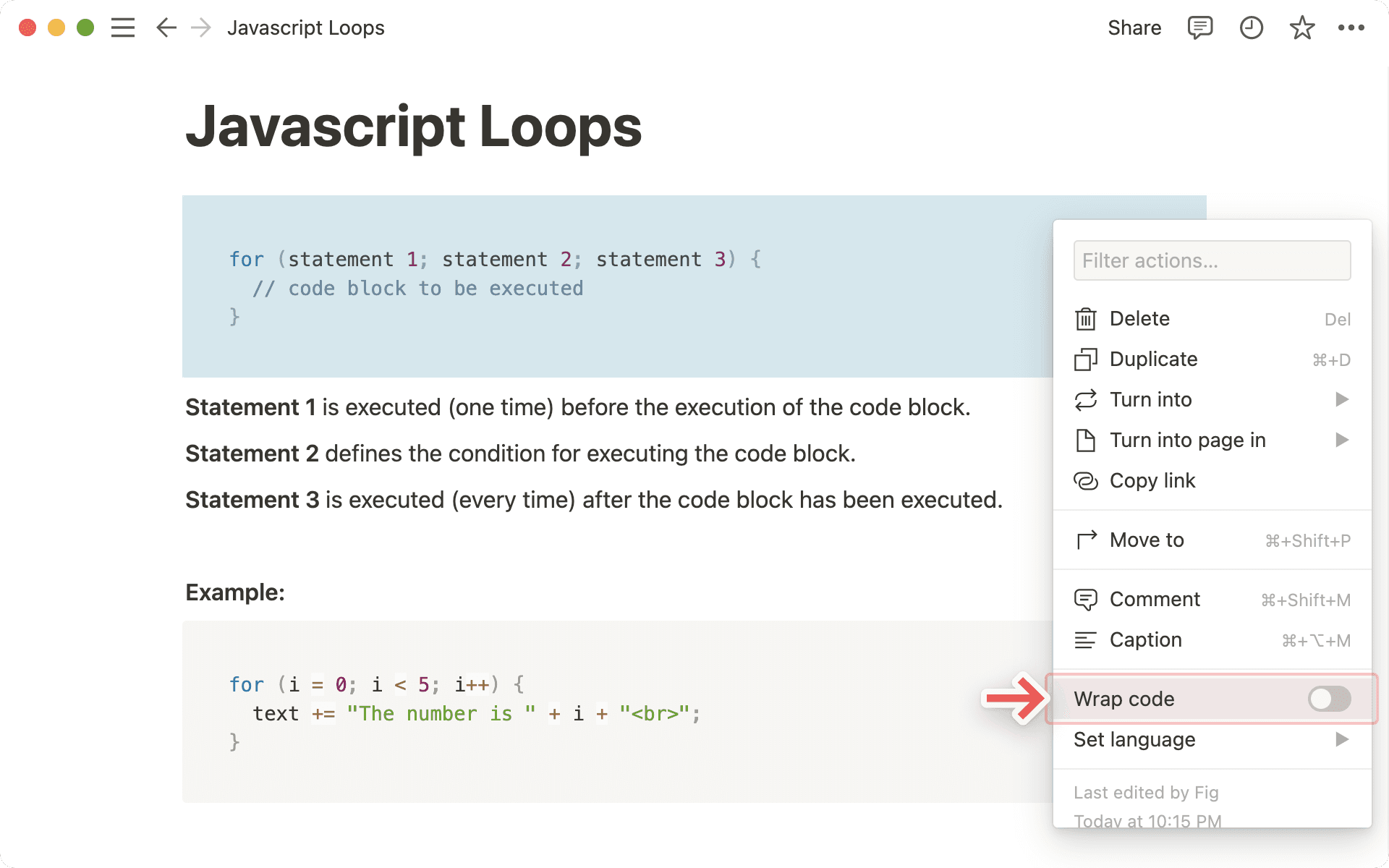 Code blocks – Notion帮助中心