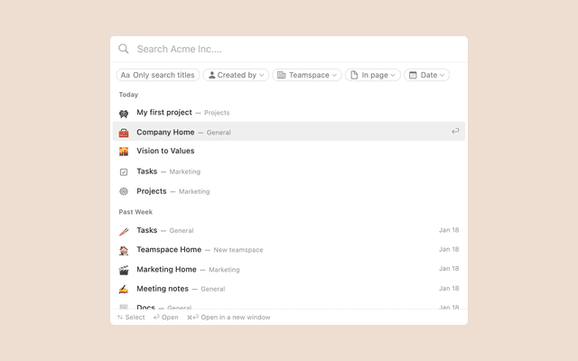 Notion Sidebar Sidebar navigation – Notion Help Center