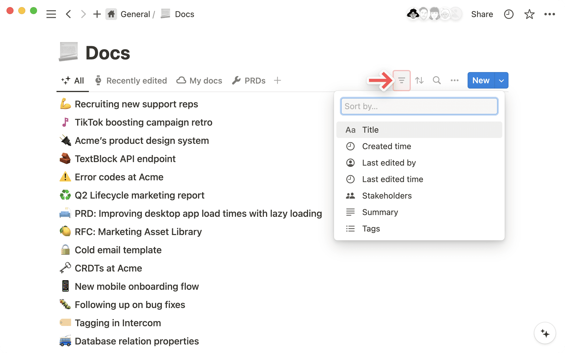 Views, filters & sorts – Notion Help Center