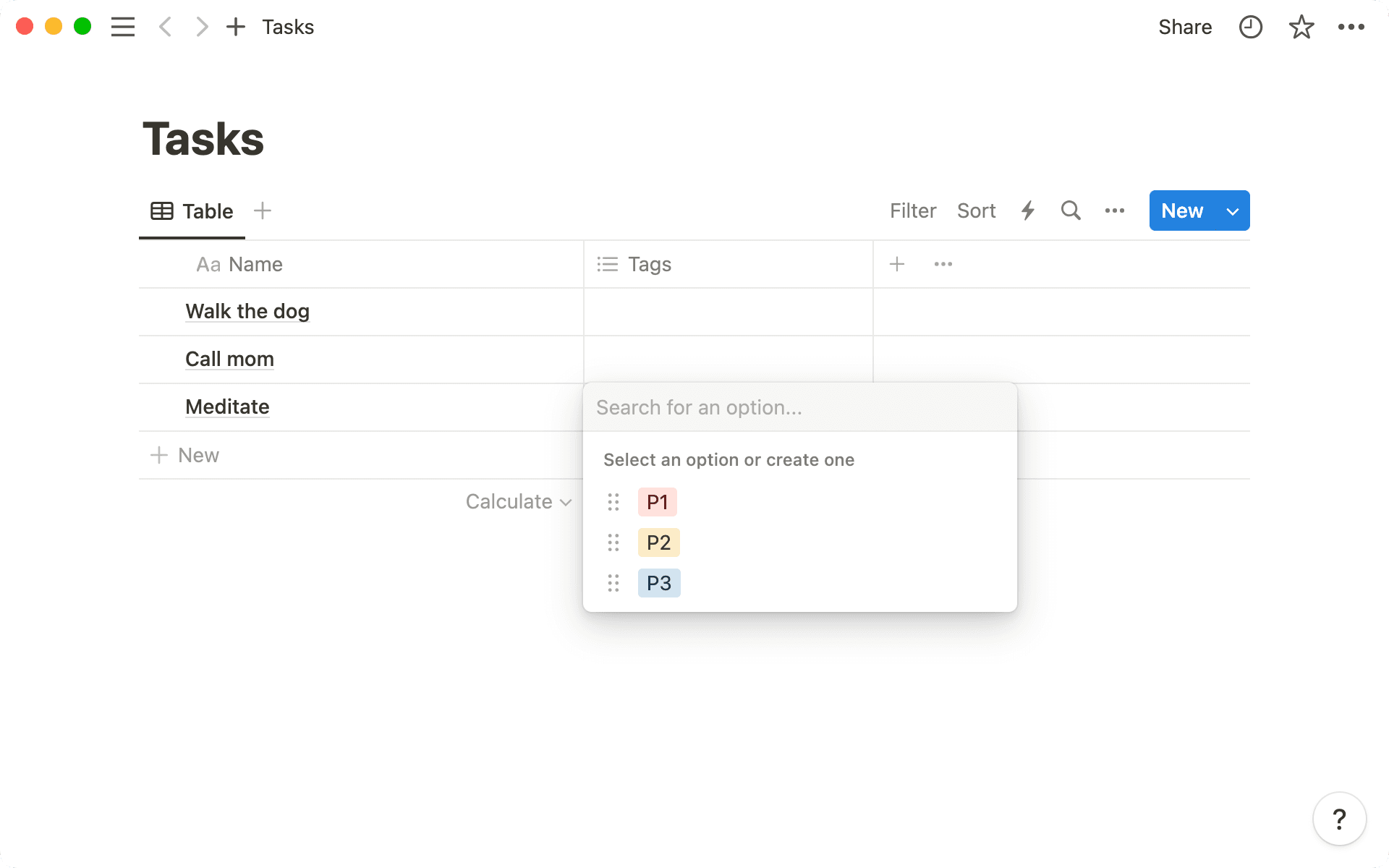 Notion Tag Database Create a database – Notion Help Center