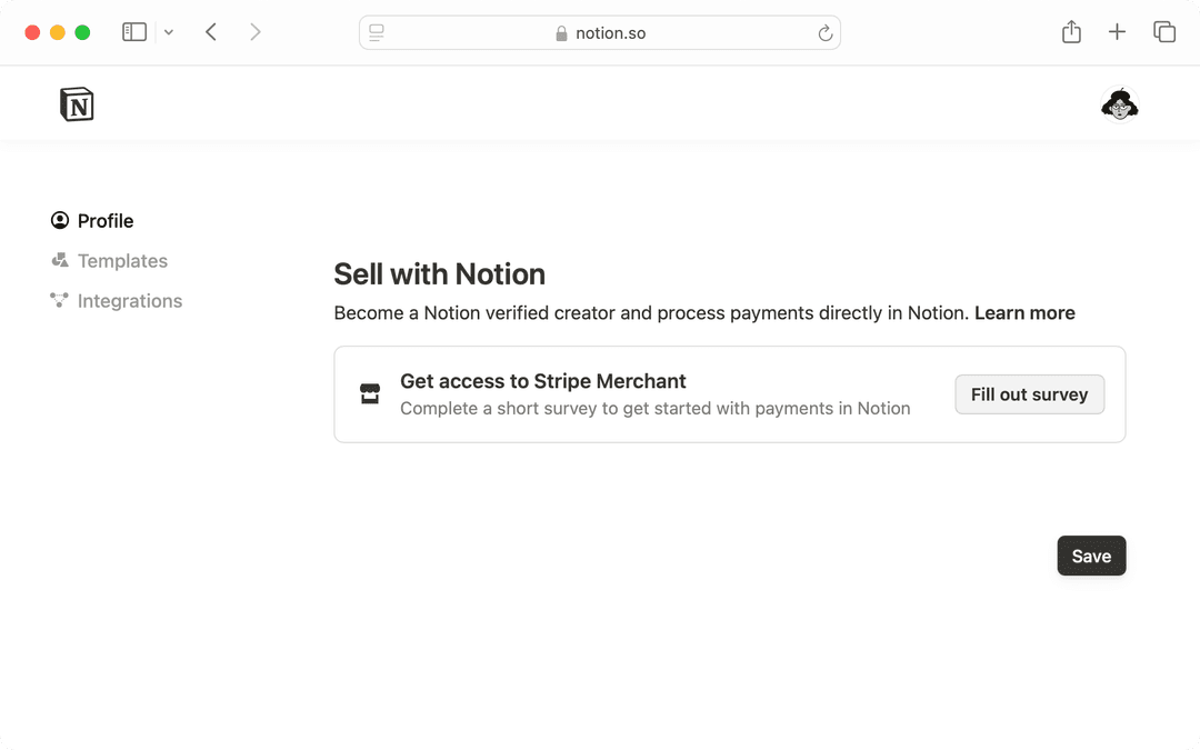 Selling templates on Marketplace Notion Help Center