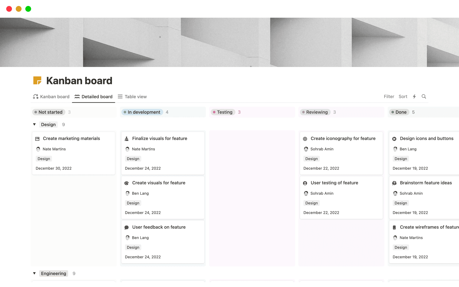 Scrum Board Example Software Scrum board for software development 2026 Template | Notion Marketplace
